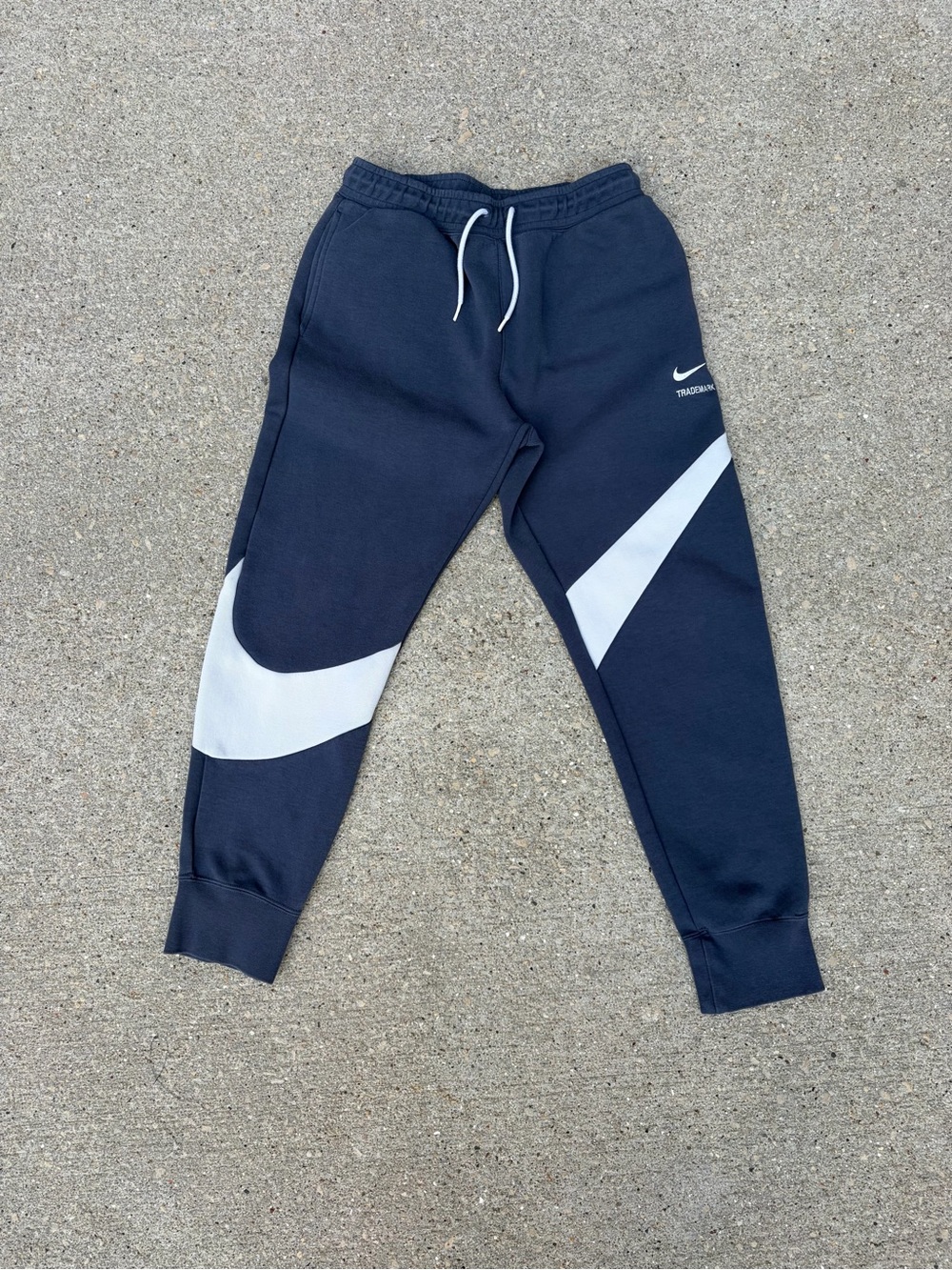 Nike Mens Dark Blue Swoosh Jogger Pants